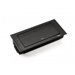 Evoline® BackFlip-USB stopcontact zwart mat